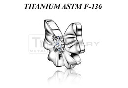 Накрутка из титана Ti Metal бантик