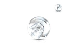 Шарик акриловый, прозрачный