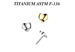 Вставка из титана сердечко