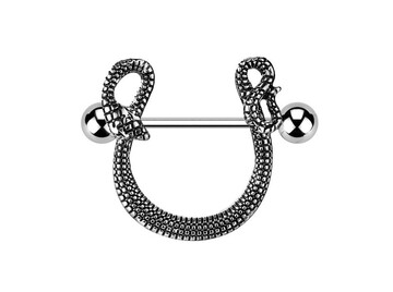 Украшение для груди змея