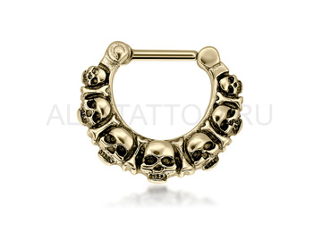 Кликер черепа с PVD покрытием