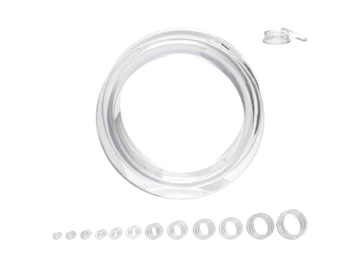 Тоннели прозрачный акрил