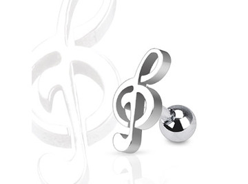 Микроштанга скрипичный ключ