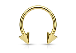 Циркуляры Gold electro with spike Циркуляры Gold electro with spike