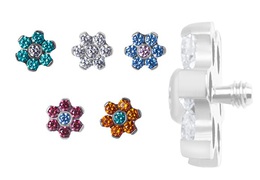 Накрутка на микродермал кристальный цветок Накрутка на микродермал кристальный цветок