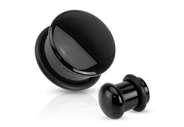 Плаги из черного агата Плаги из черного агата