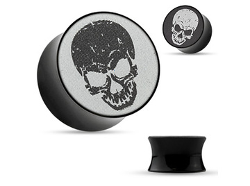 Плаги голографический череп