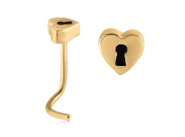 Нострил замок-сердце