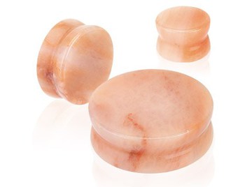 Плаги из персикового нефрита