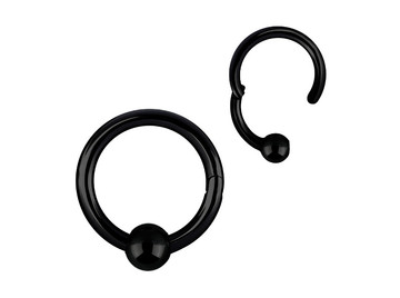 Кликер чёрный Steel and Silver с шариком