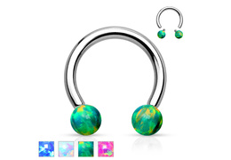 Циркуляр с опаловыми шариками Циркуляр с опаловыми шариками