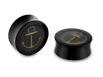 Плаги Carlo & Son якорь, пара