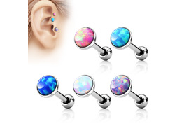 Микроштанга с опалом Микроштанга с опалом