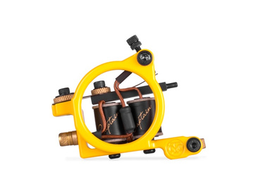 Тату машинка Mustang Tattoo Капитан шейдер желтый