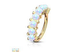 Кольцо раздвижное с золотым покрытием и кристаллами Кольцо раздвижное с золотым покрытием и кристаллами