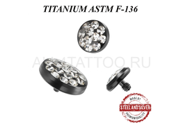 Накрутка из титана Steel and Silver звездная ночь