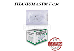 Лабрет Steel and Silver из титана с внутренней резьбой, стерильный Лабрет Steel and Silver из титана с внутренней резьбой, стерильный