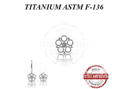 Подвеска Steel and Silver цветок с Premium Zirconia Подвеска Steel and Silver цветок с Premium Zirconia