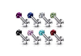 Лабрет со стразом в лапках Лабрет со стразом в лапках