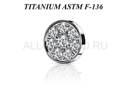 Накрутка из титана Ti Metal призма Накрутка из титана Ti Metal призма