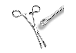 Зажим для пирсинга круглый мини