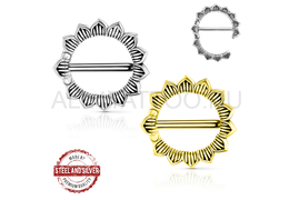 Кликер для груди Steel and Silver лотос Кликер для груди Steel and Silver лотос