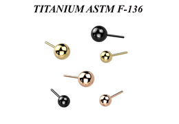 Вставка из титана шарик Вставка из титана шарик