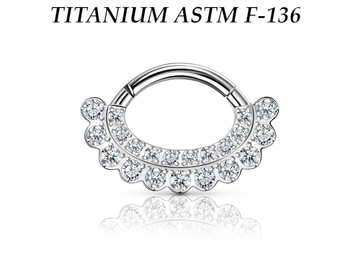 Кликер из титана Ti Metal сепия