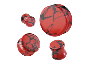 Плаги красная бирюза