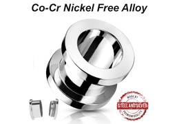 Тоннели Steel and Silver кобальт-хром Тоннели Steel and Silver кобальт-хром